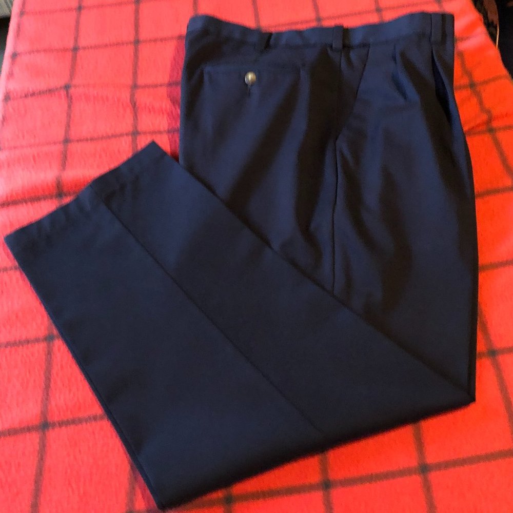 Expandable Waist Men 36 x 29 Khaki Casual Pants #1